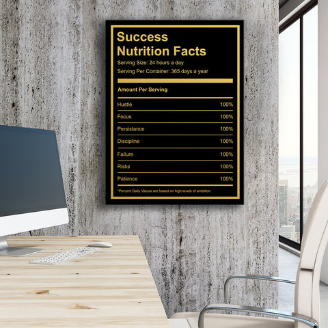 Success Nutrition Facts - GENERATION SUCCESS
